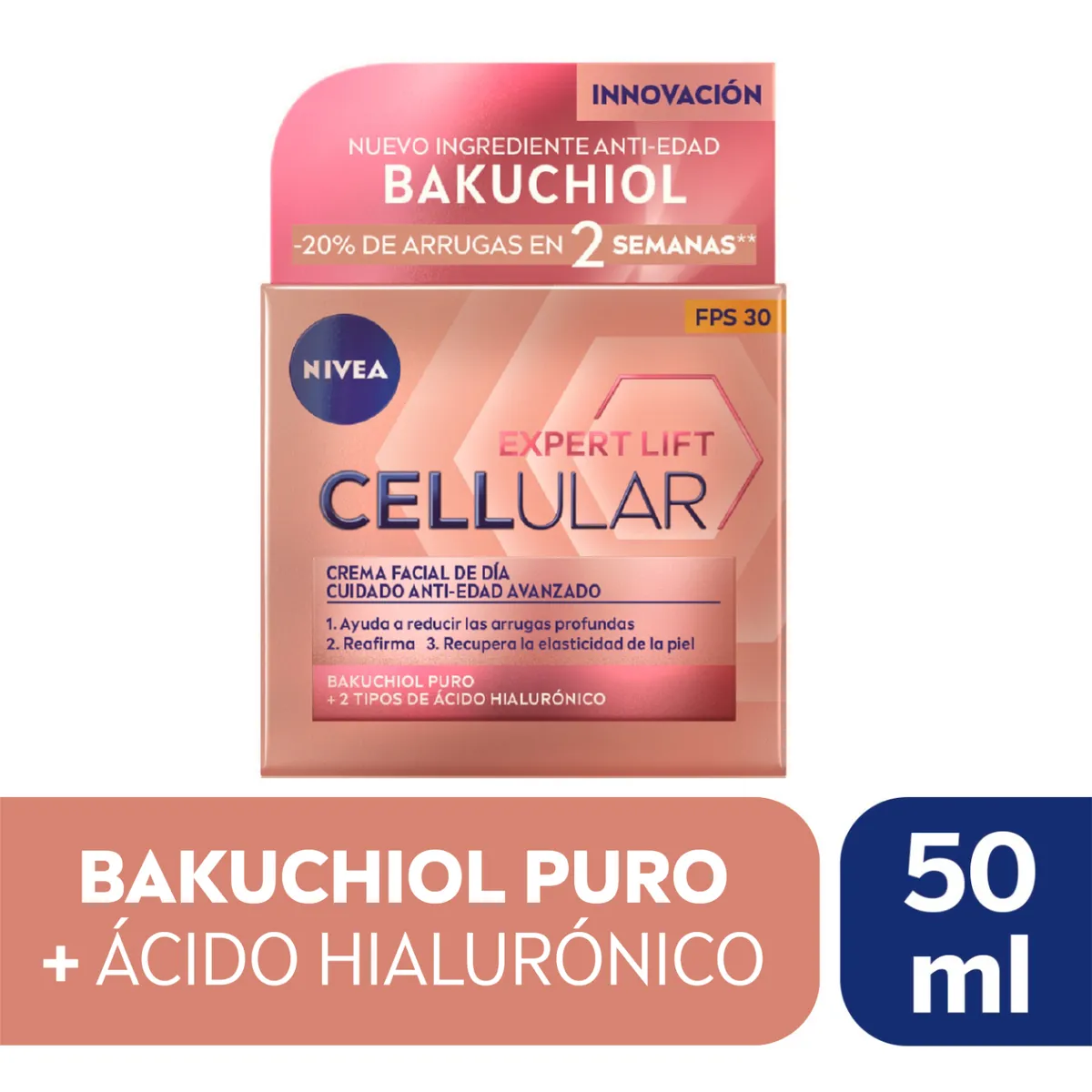 NIVEA - Nivea Crema Bakuchiol Día + Solar Daily Fluid FPS50