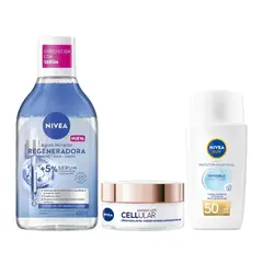 NIVEA - Micelar Bifásica + Bakuchiol Día +Protector Solar