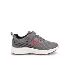 POWER - Zapatilla Niño Spring Gris - Rojo