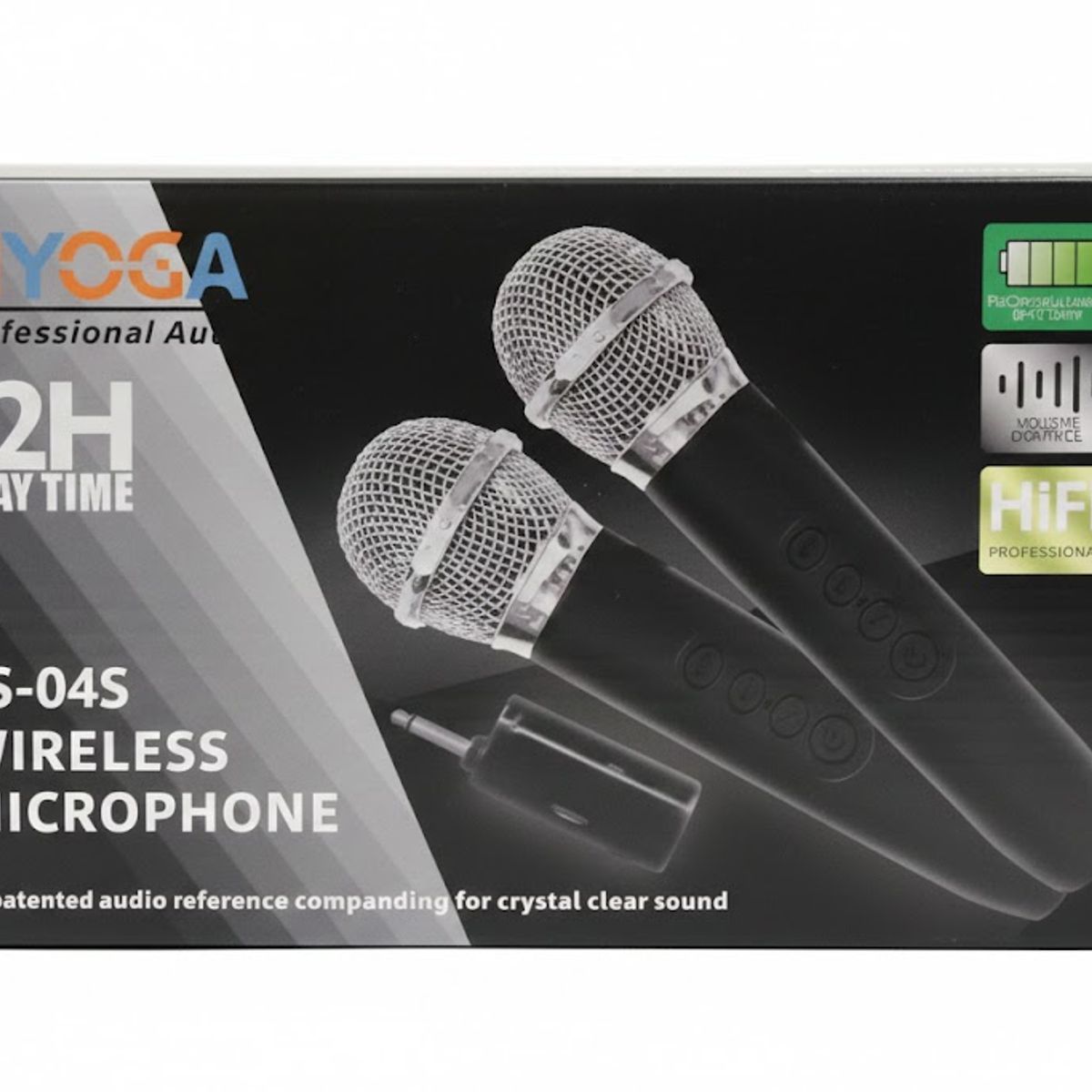GENERICO - Microfonos Inalambricos Dual Con Receptor Recargable