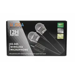 GENERICO - Microfonos Inalambricos Dual Con Receptor Recargable
