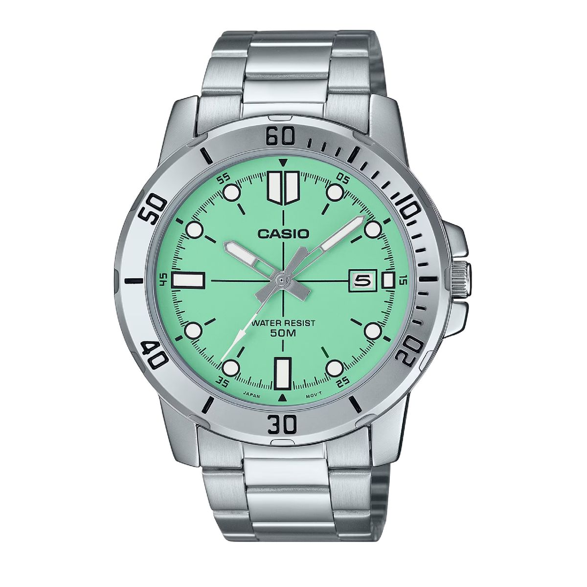 CASIO - Reloj MTP-VD01D-3E1V Análogo Hombre