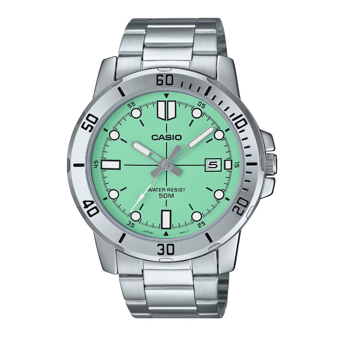 CASIO - Reloj MTP-VD01D-3E1V Análogo Hombre