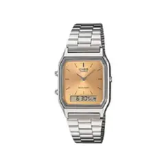 CASIO - RELOJ AQ-230A-4A H ANALOGO DIGITAL METAL