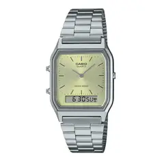 CASIO - RELOJ AQ-230A-9A H ANALOGO DIGITAL METAL
