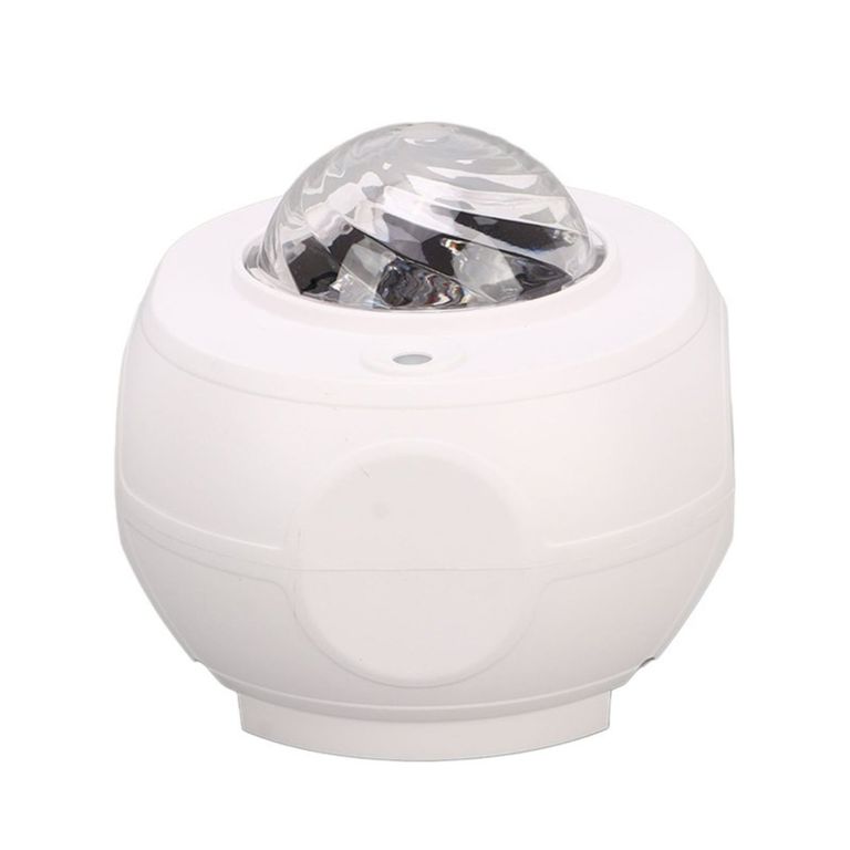 CRUSEC Proyector Led Luces y Estrellas 360º Con Bluetooth y Musica