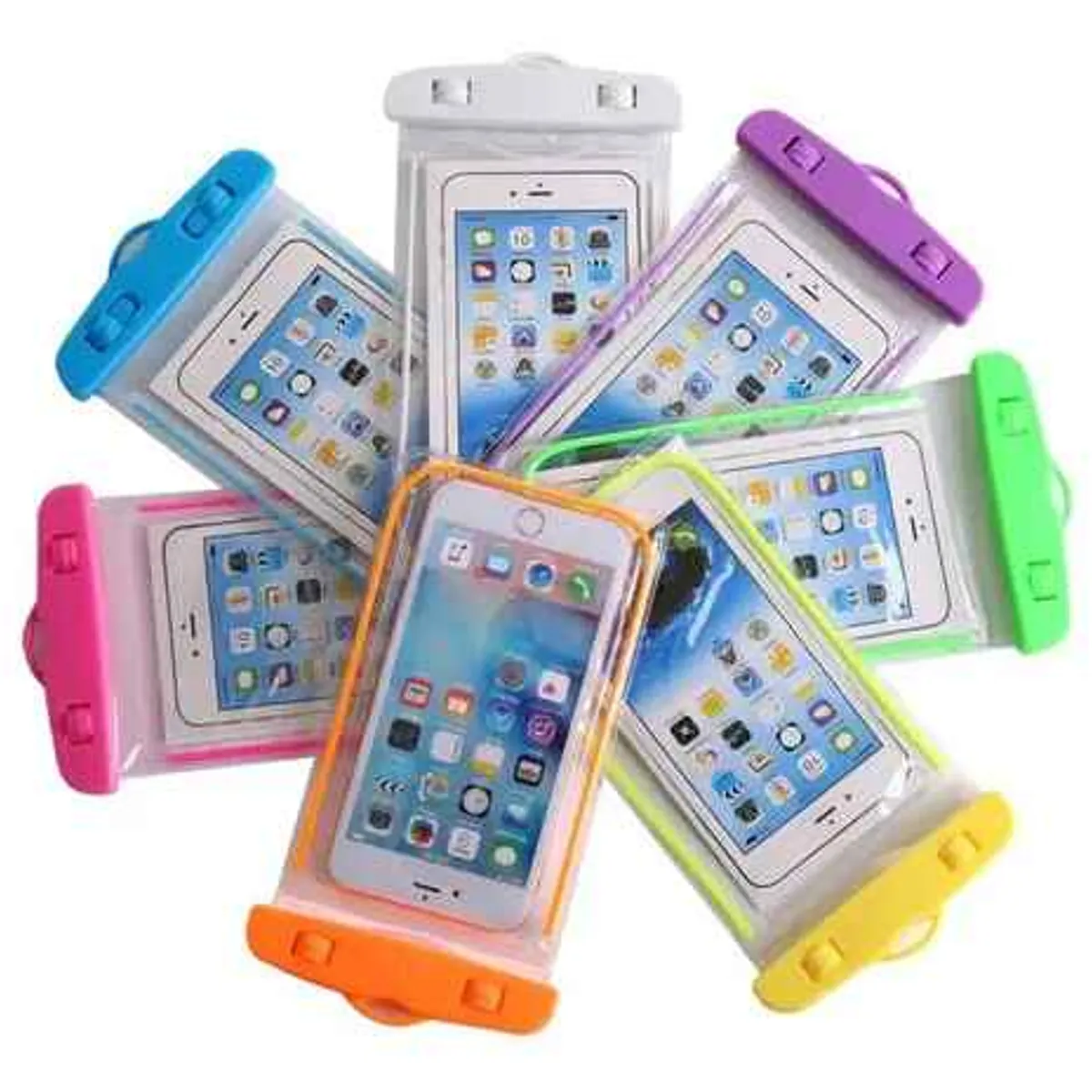 GENERICO - Funda Impermeable Para Teléfono Celular Ideal Buceo Lluvia