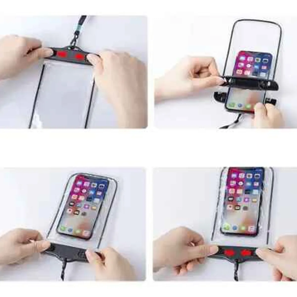 GENERICO - Funda Impermeable Para Teléfono Celular Ideal Buceo Lluvia