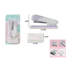 GENERICO - Set Corchetera+Corchetes 246 Morado Pastel 125x6cm