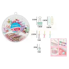 GENERICO - Set Accesorios Escritorio 4 en 1 Pastel V3