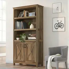 MSA MUEBLES SANTA ANA - Vitrina 2 Puertas Rustic OAK