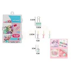 GENERICO - Set Accesorios Escritorio 3 en 1 Pastel V5