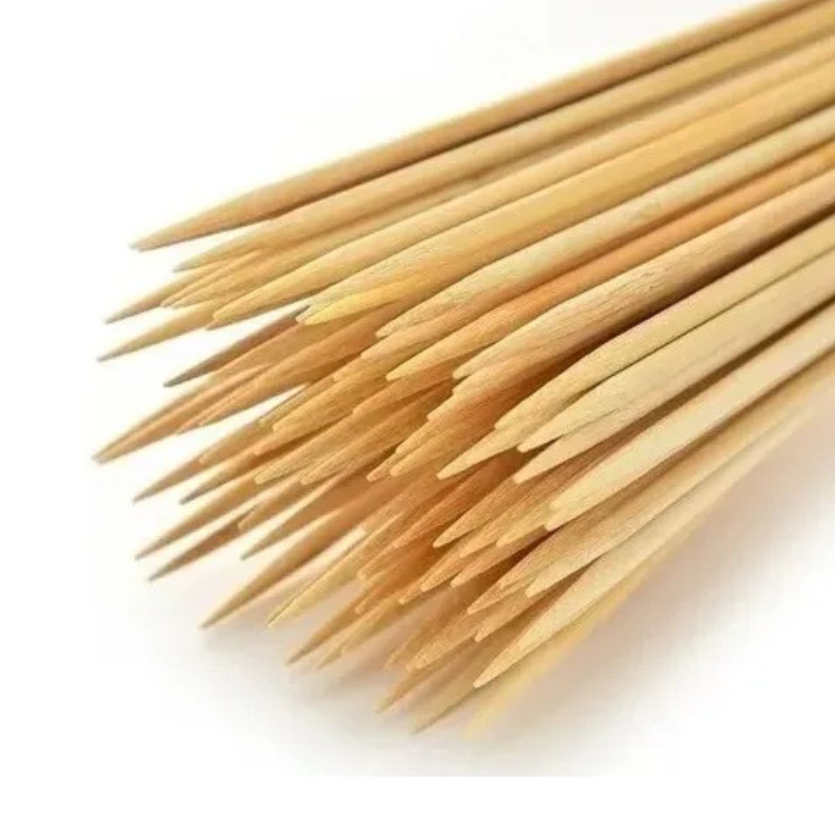 GENERICO - Brochetas Palillos Pinchos De Madera 15cm Pack 500 Unidades
