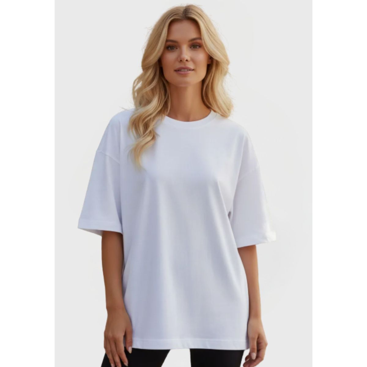 LIKE SHOP - Polera Manga Corta Algodón Unisex Oversize 4321
