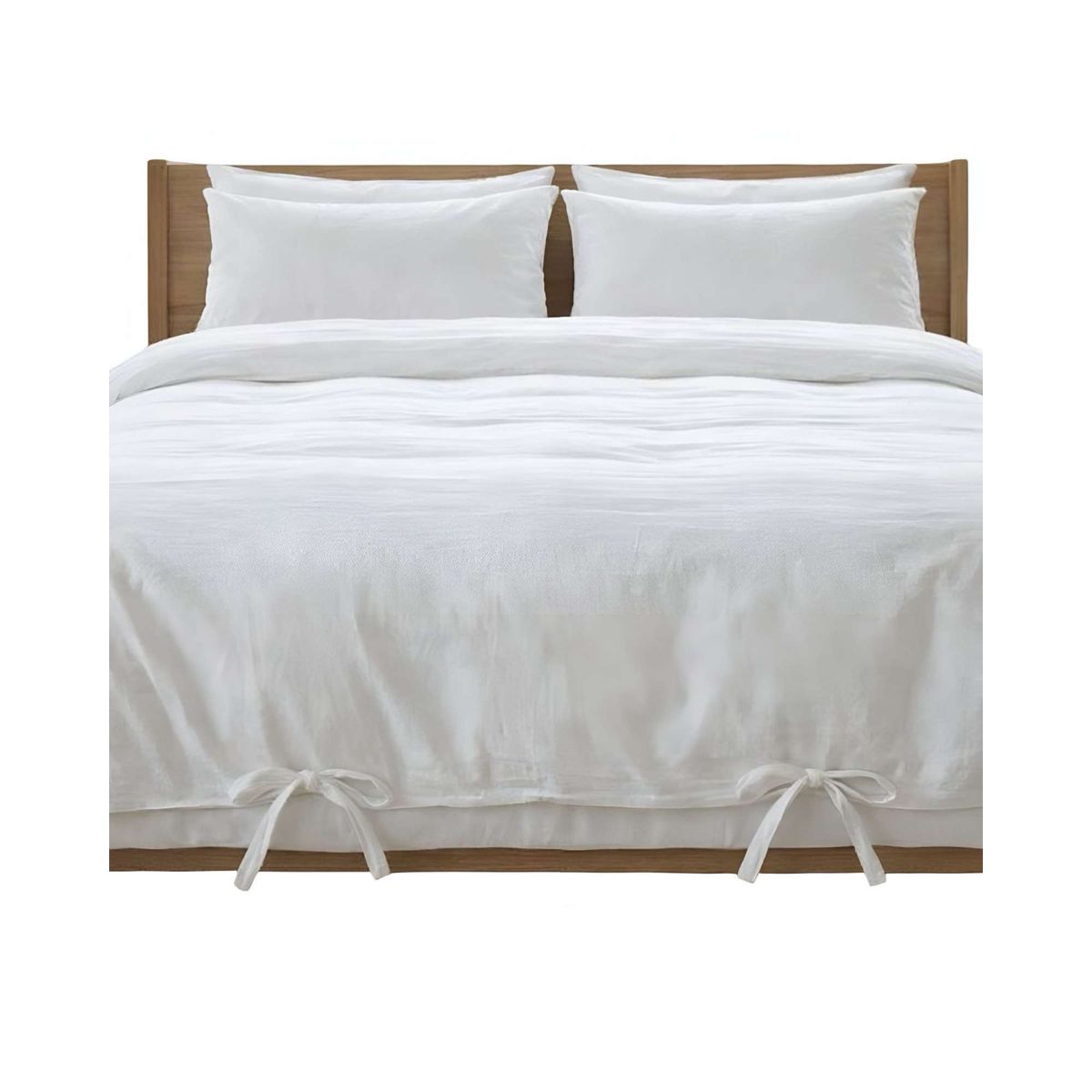 GENERICO - Funda de Plumon color Blanco idel para King