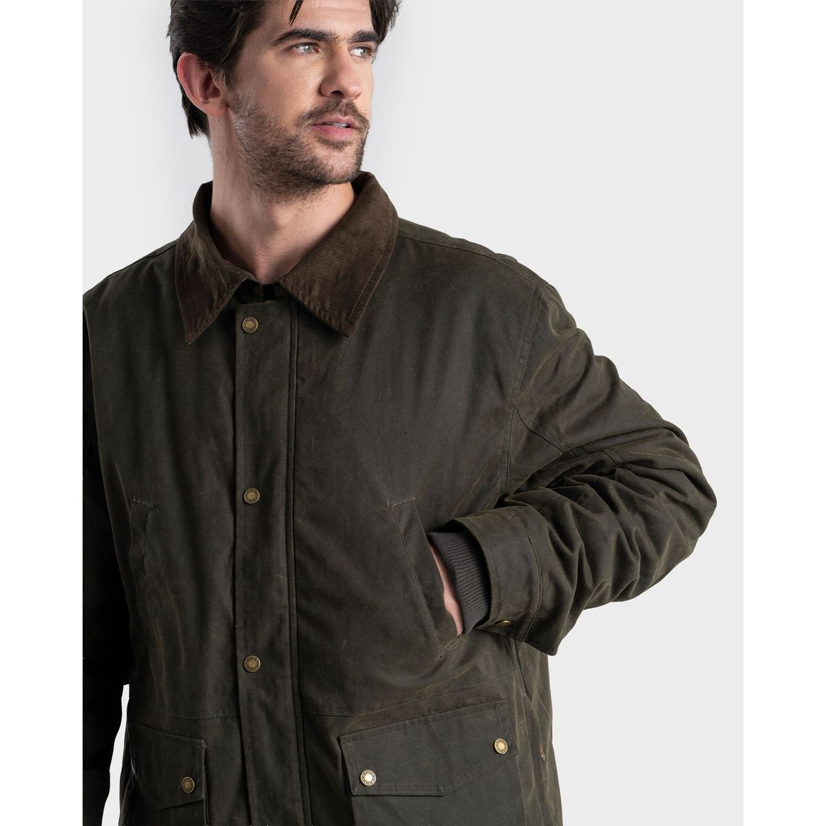 GNOMO - Chaqueta Encerada Hollnar Hombre Gnomo