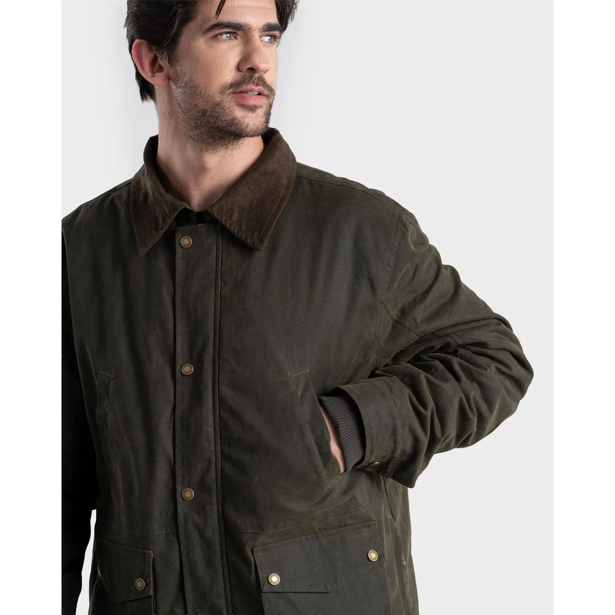 GNOMO - Chaqueta Encerada Hollnar Hombre Gnomo