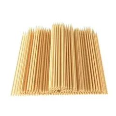 GENERICO - Palos de Brochetas Pinchos De Madera 15cm Palillos Pack 100und