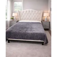 GENERICO - MANTAS FRAZADA DELGADA PLUSH 2 PLAZAS