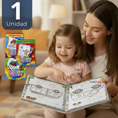 UTILISIMO - Libro Para Colorear Pintar Educativo Diseños Surtidos