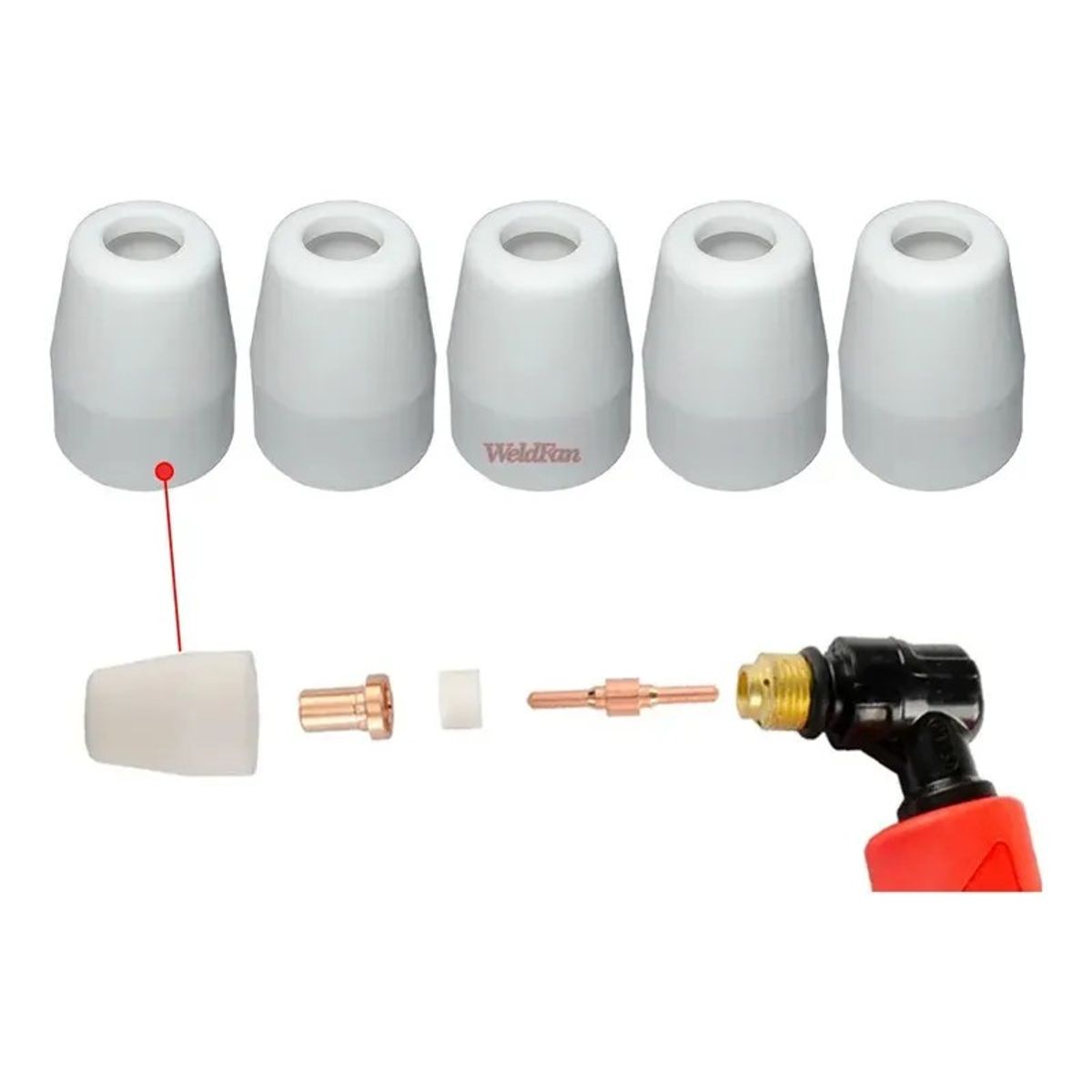 GENERICO - Losa Protectora Cut-40/pt-31- Consumibles Plasma/ Pack 5 u.