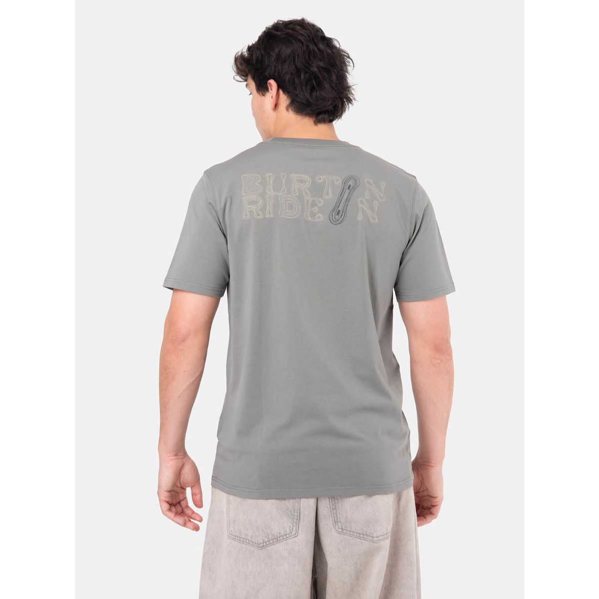 BURTON - Polera MC Hombre Disrupt Verde BURTON