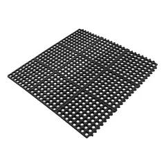 IMPOPLANET - PISO DE DRENAJE CAUCHO TIPO TATAMI 91x91CM 8MM DE ESPESOR