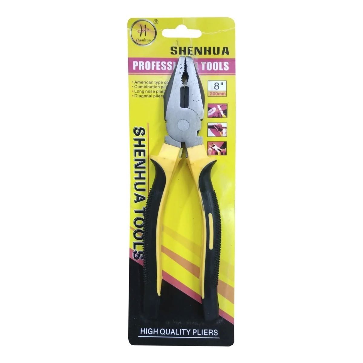METALFER - Alicates universales con aislamiento profesional de 8 pulgadas