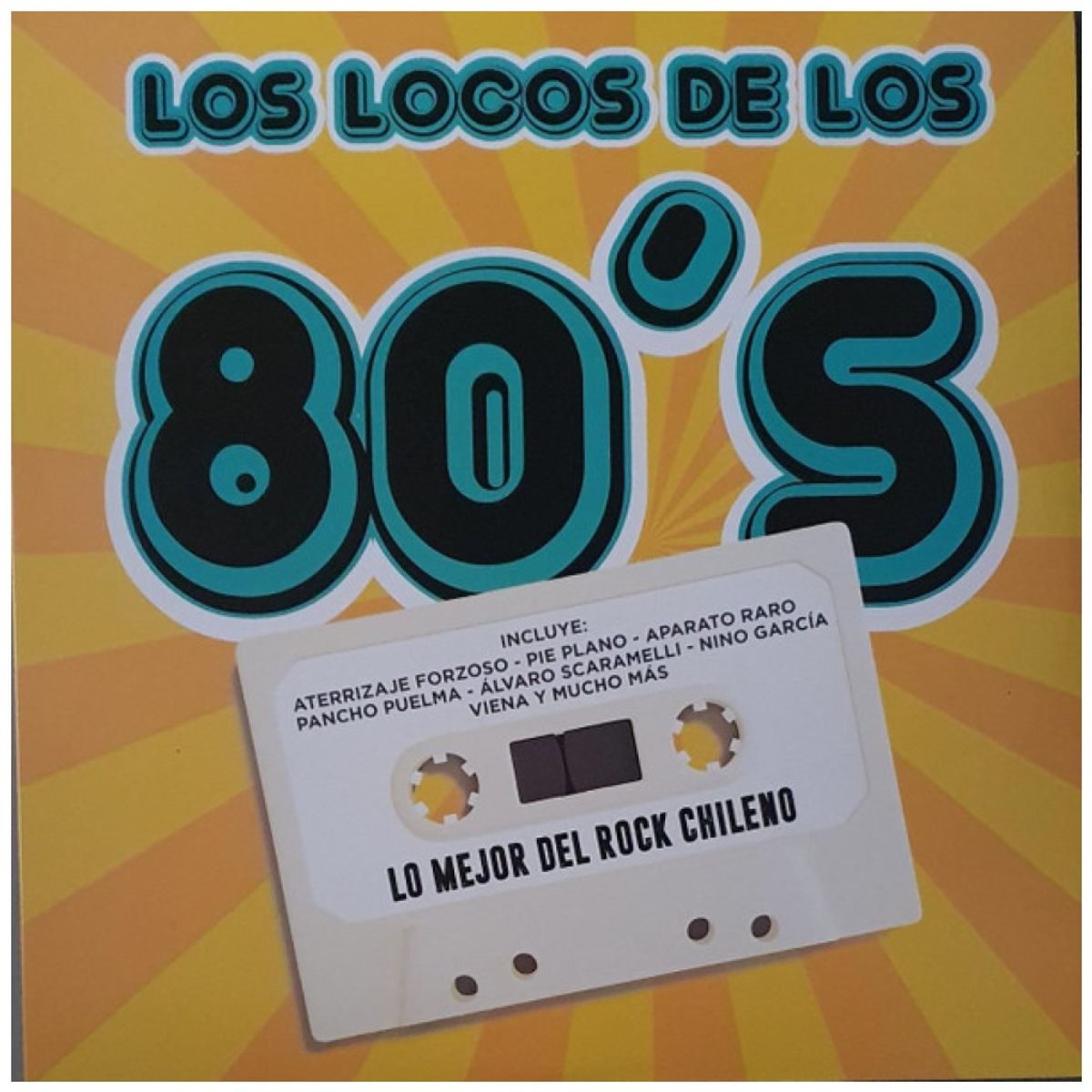 HITWAY MUSIC - LOS LOCOS DE LOS 80S - LO MEJOR DEL ROCK CHILENO-VARIOS ARTISTAS - VINILO
