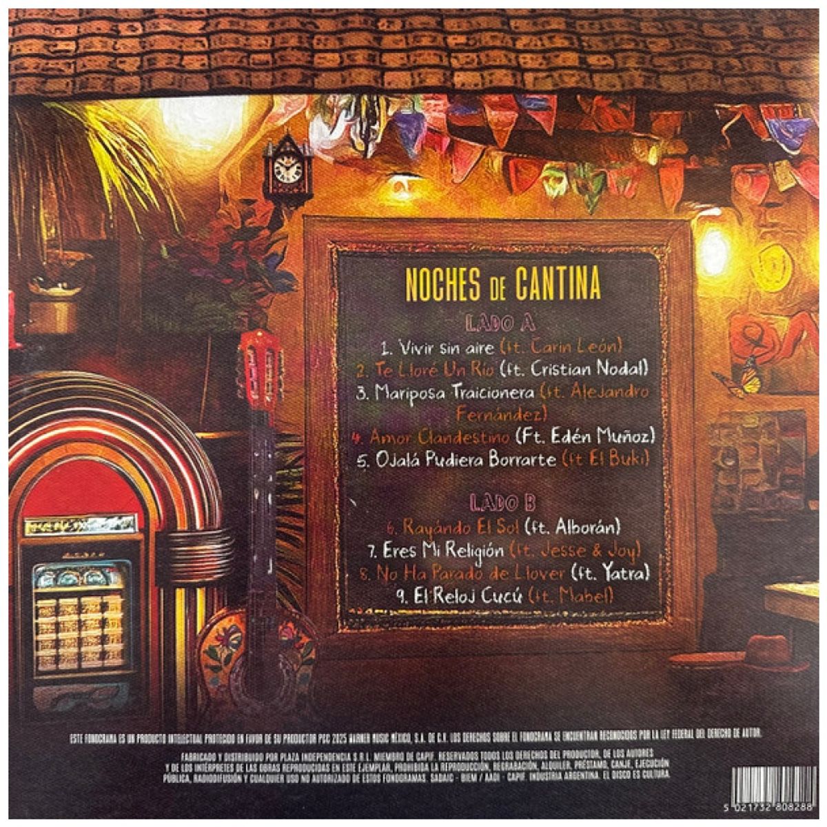 HITWAY MUSIC - MANA - NOCHES DE CANTINA 2LP - VINILO
