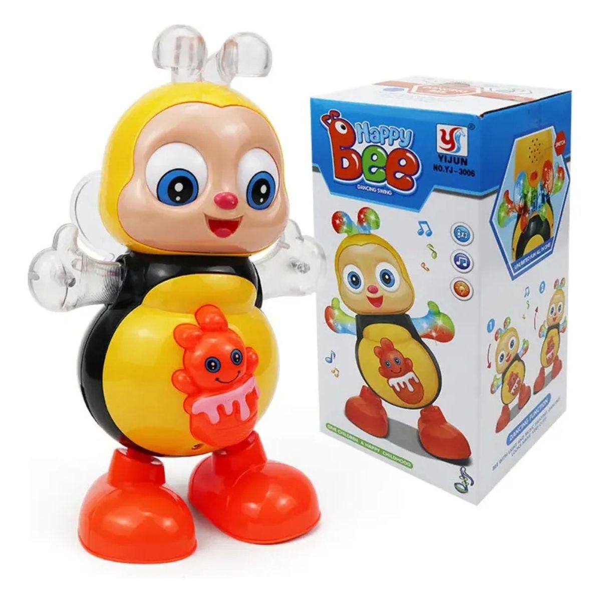 GENERICO - Juguete Abeja Bailarin Interactivo Musical Con Luces Abejita Abeja