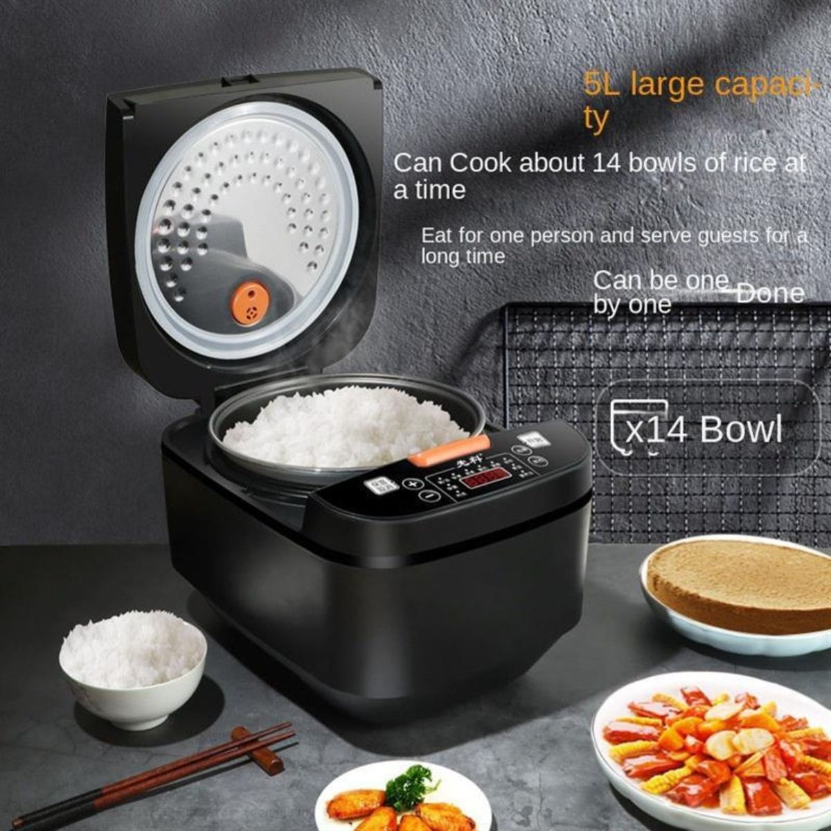 MOVI - Olla Multiuso Silver Crest Capacidad 5 Litros- "Transforma Tu Forma de Cocinar"