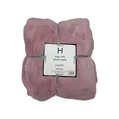 GENERICO - FRAZADA TÉRMICA LUXE DE PLUSH CON CHIPORRO 2 PLAZAS