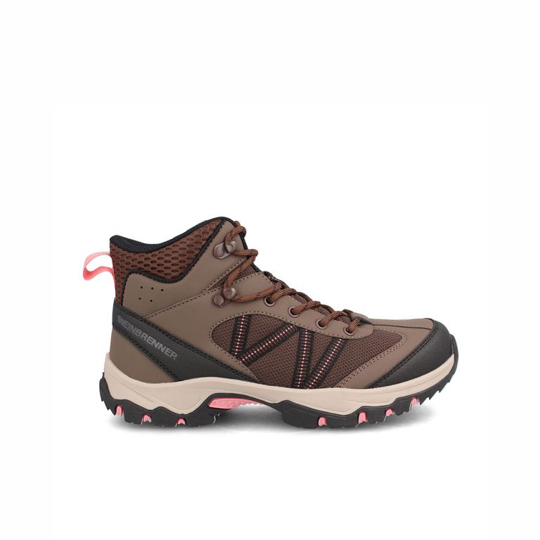Botín Outdoor Mujer Baxter Wayfind Hi Café Rosa