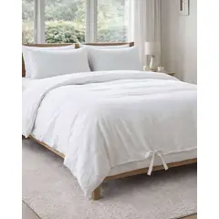 GENERICO - Funda de Plumon King color blanco