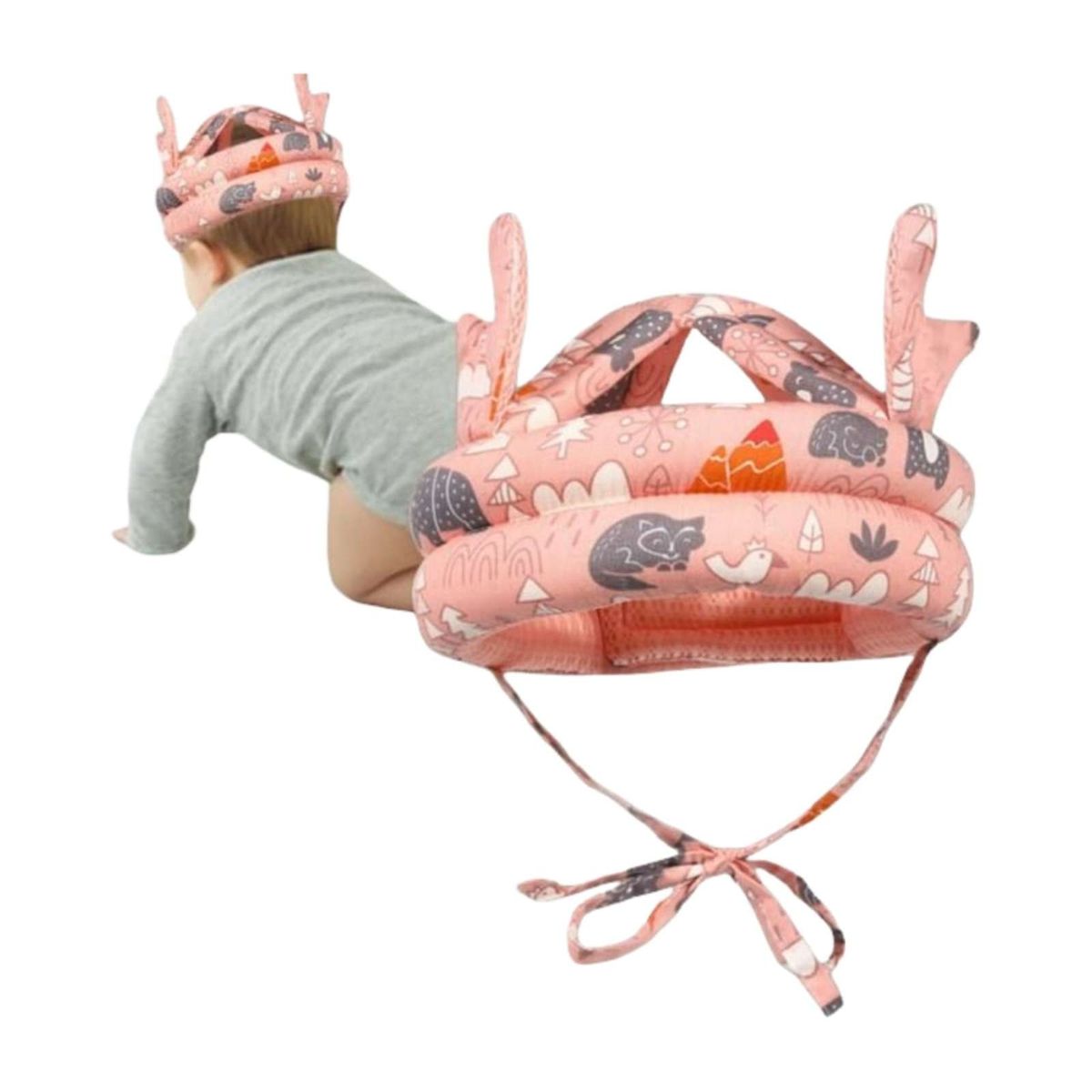 GENERICO - Casco protector de cabeza antigolpes para bebes
