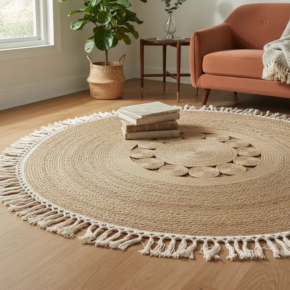 GENERICO - Alfombra De Estilo  Natural Decoración Elegante