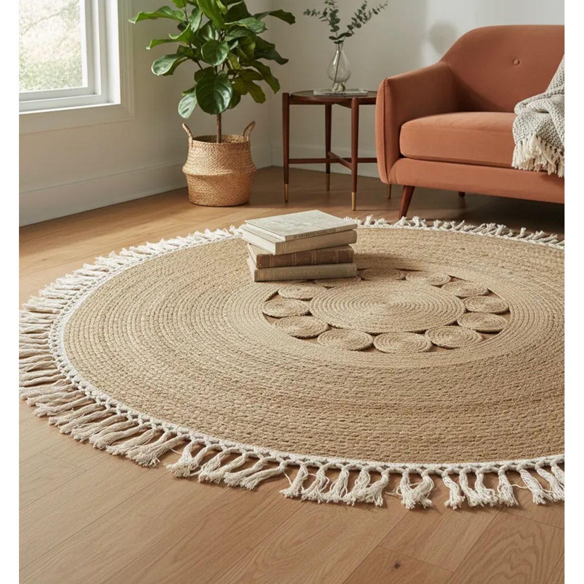 GENERICO - Alfombra De Estilo  Natural Decoración Elegante