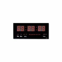 GENERICO - Reloj Digital Led Pared Hora Fecha Temperatura