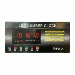 GENERICO - Reloj Pared Led Number Clock Digital