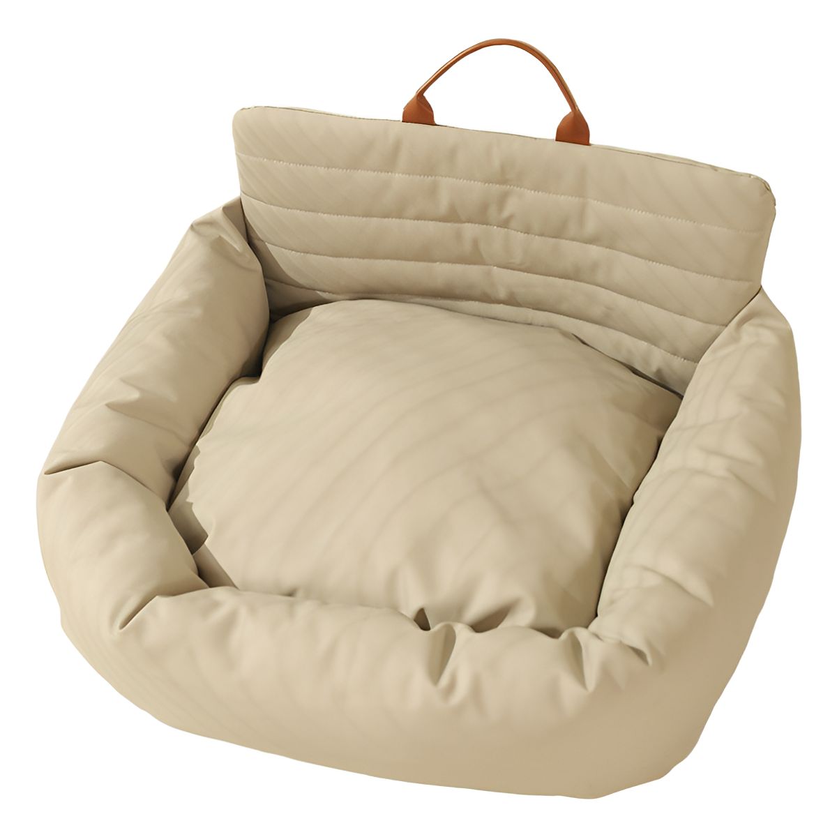 HOOPET - Asiento De Auto Portátil Para Perros Beige