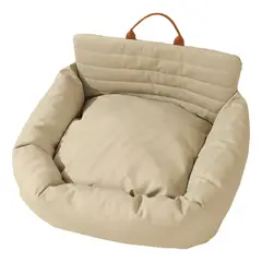 HOOPET - Asiento De Auto Portátil Para Perros Beige