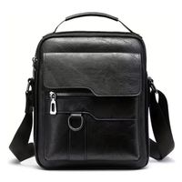 Mochila Bolso Bandolera Urbana Eco Cuero Hombre 2l