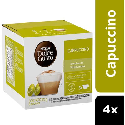 Imagen 2 del producto Pack 4 Café Nescafé Dolce Gusto® Cappuccino 10 Cápsulas