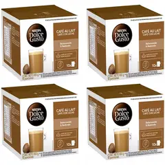 DOLCE GUSTO - Pack 4 Café Nescafé Dolce Gusto® Au Lait 10 Cápsulas