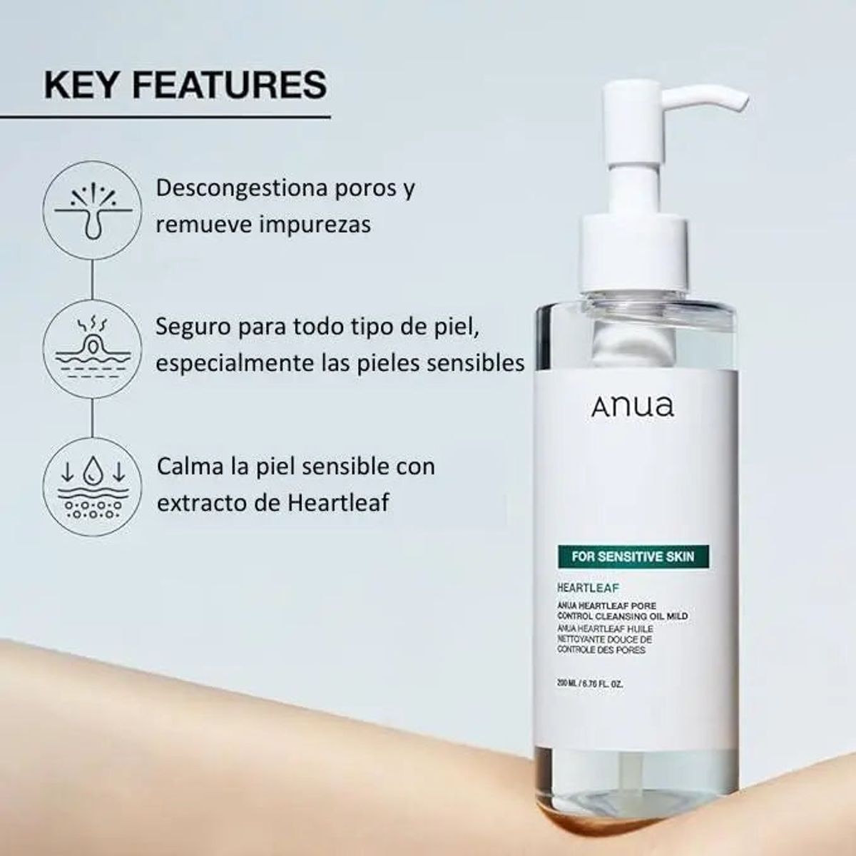 ANUA - ANUA Heartleaf Pore Control Cleansing Oil Mild 200ml