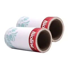 BIOLINE - Pet Roller Repuesto De Rodillo Quita Pelos 2 Rollos Blanco