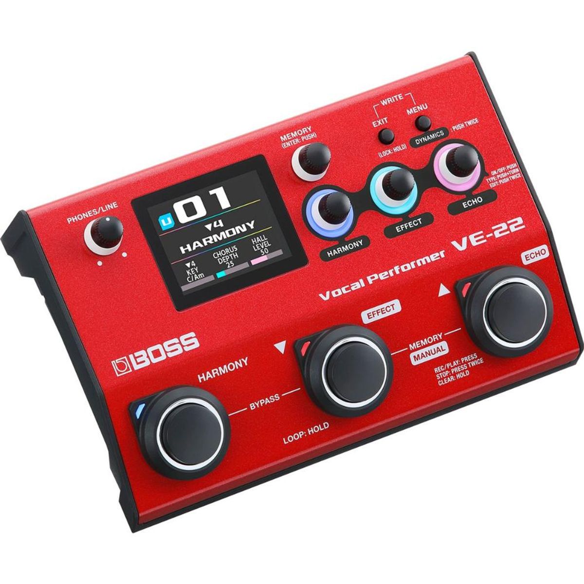 BOSS - Pedalera Multiefecto De Voz Boss VE-22