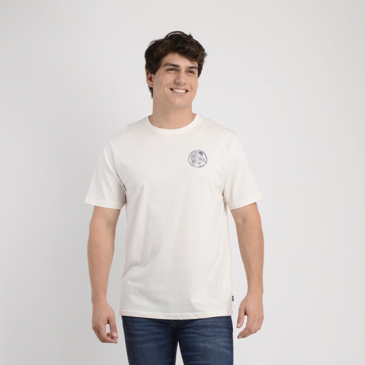 O'NEILL - POLERA MANGA CORTA ARTIFACT BEIGE CLARO
