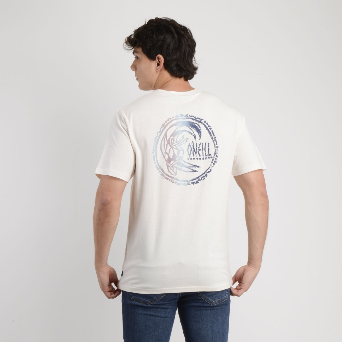 O'NEILL - POLERA MANGA CORTA ARTIFACT BEIGE CLARO